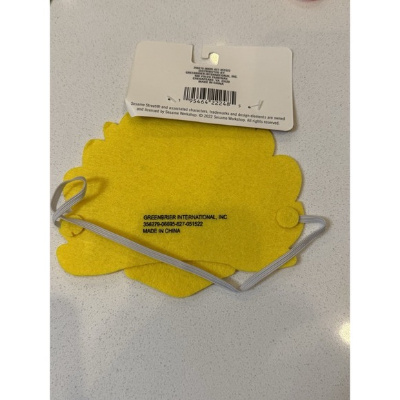 Sesame Street Character Felt Masks‎ Set Of 4 New Oscar Big Bird Burt Ernie - Picture 6 of 9